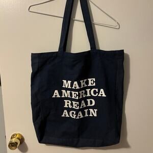 Make America Read Again Liberal Lefty Tote Bag